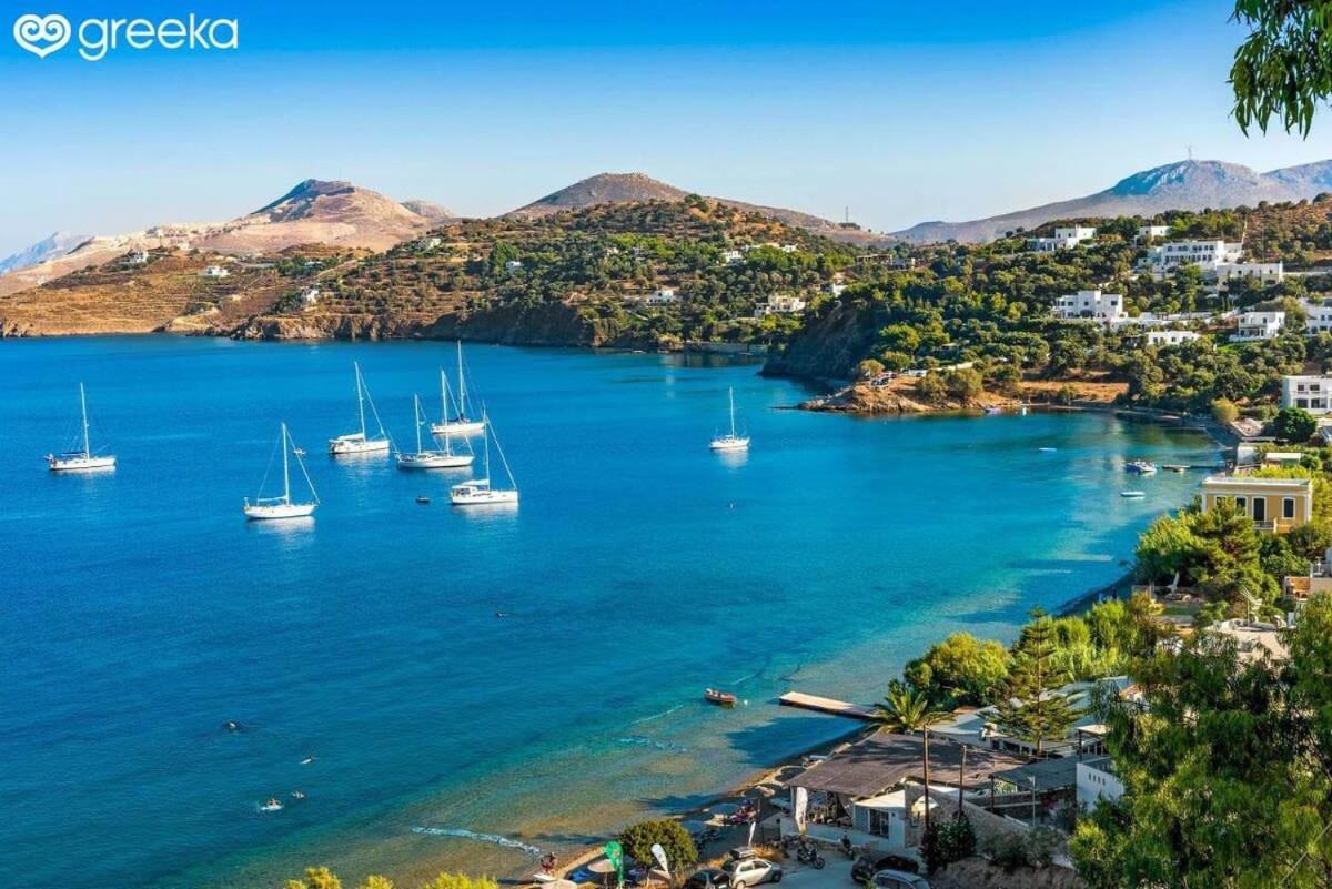 Neoclassical Splendor Unique Experience In Leros Panteli Exterior foto